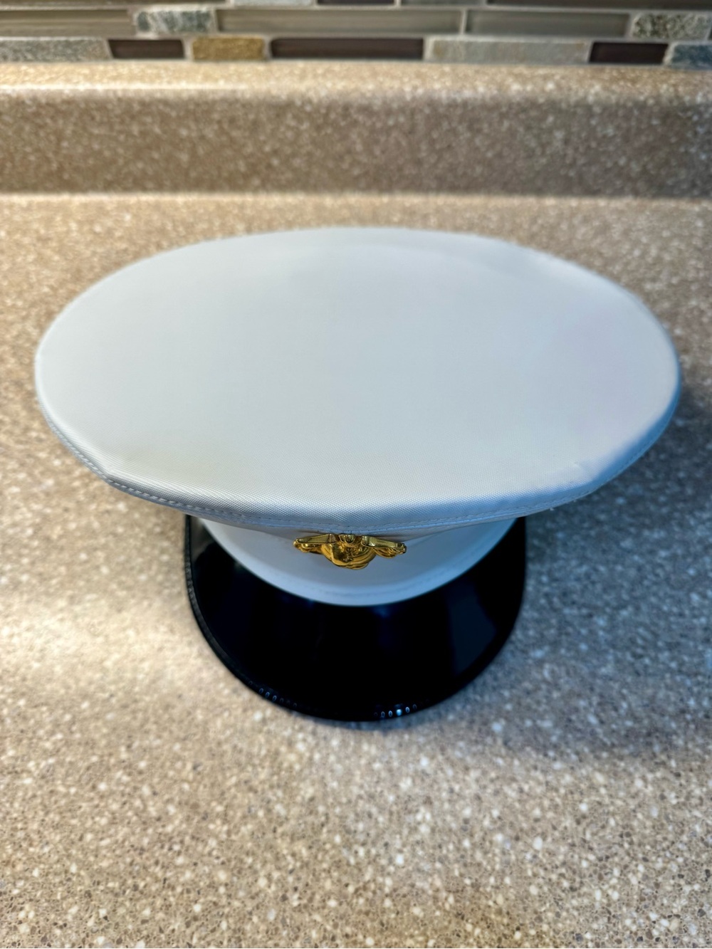 Enlisted Marine White Vinyl Cover Size 7 - Picture 2 of 5